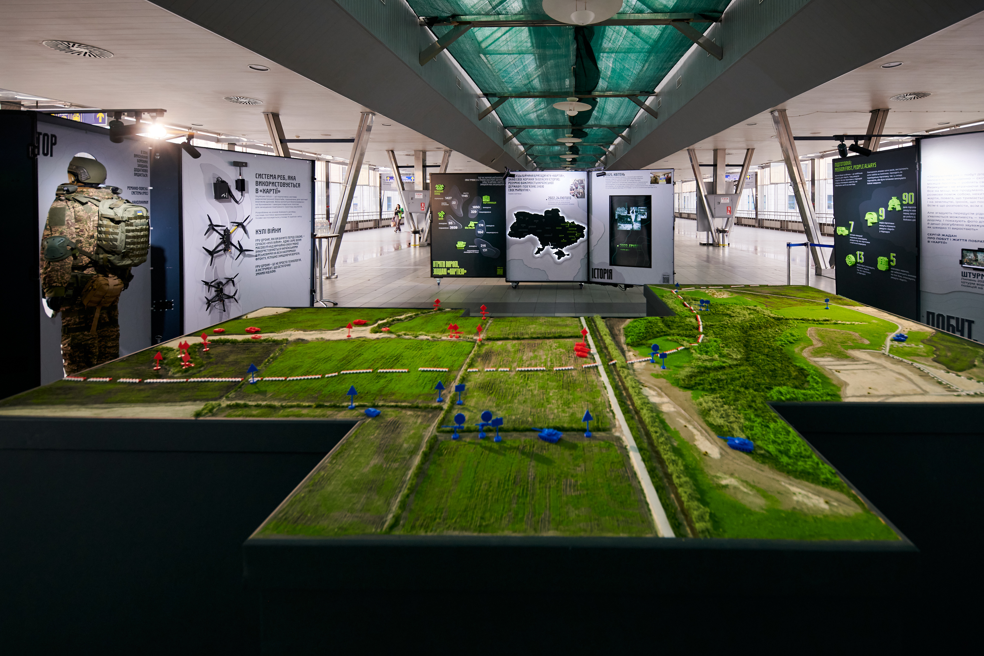 Interactive exhibition Khartia, Exhibition, Kyiv South Railway Station, Port of Culture