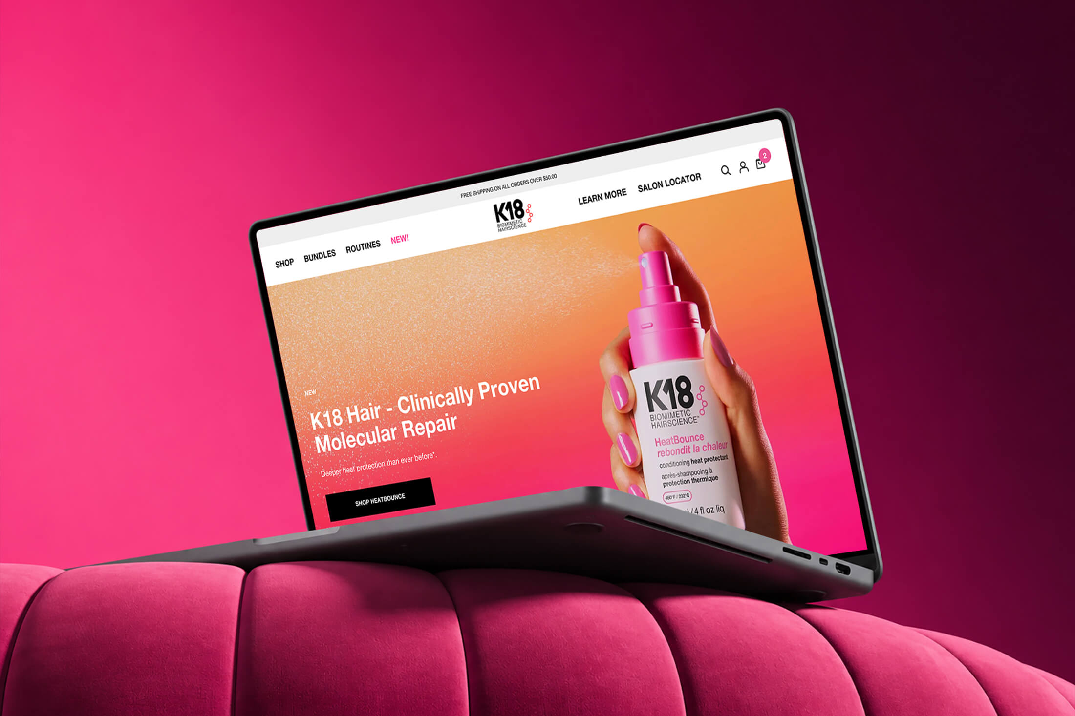 K18 - Shopify Plus Website