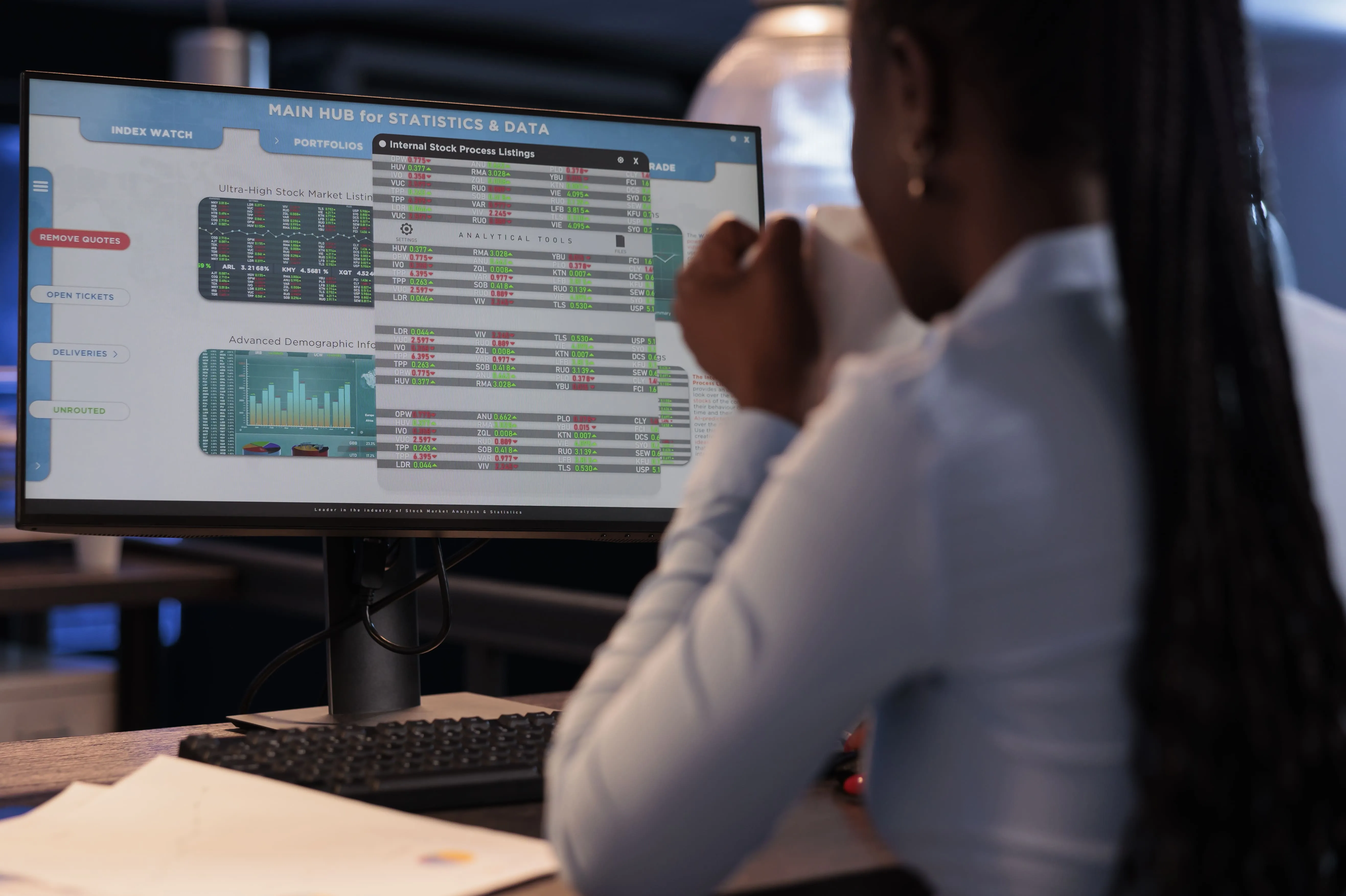 Executive manager looking at Sales tax automation for SaaS