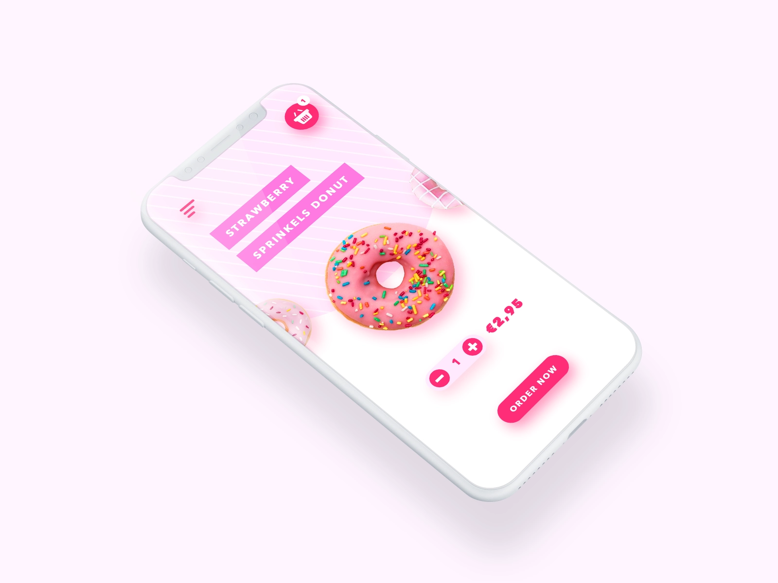 App design donut shop