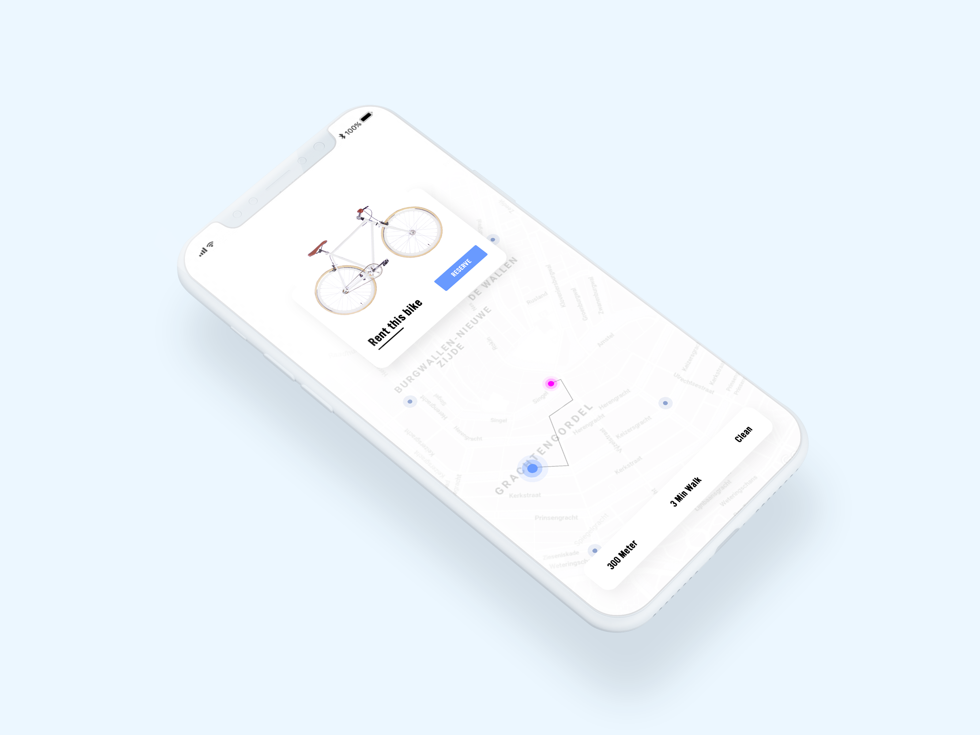 App design wayfinder bike