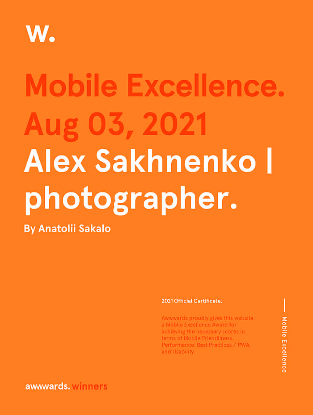Mobile Excellence, 2021