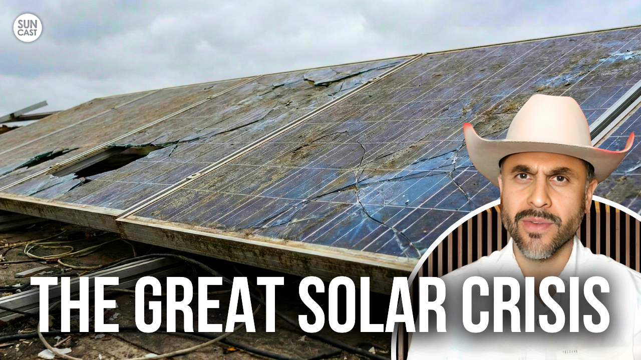 Episode 883: Half of the Existing Solar Arrays Might Fail by 2030? Cesar Barbosa Thinks So