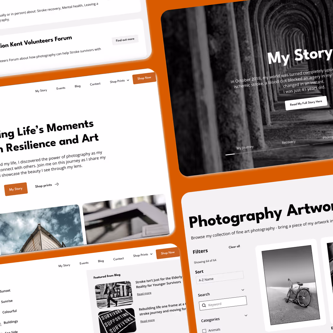 Andy Watts website design