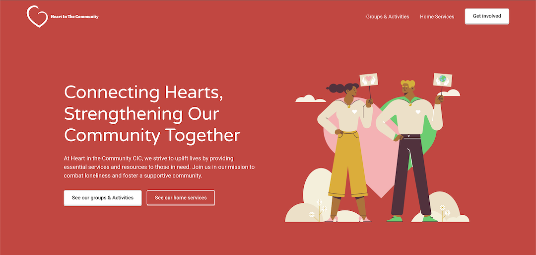 Heart in the community website 