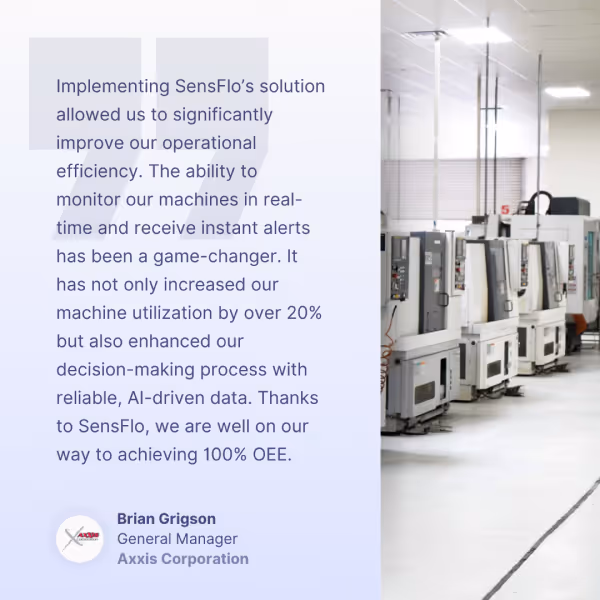 A client testimonial about SensFlo