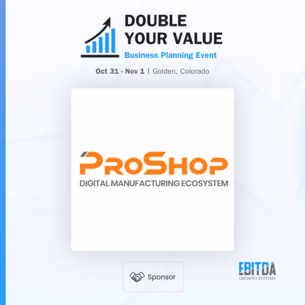 An ad graphic for the EGS Double Your Value event showcasing the sponsor ProShop