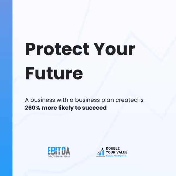 An ad graphic for the EGS Double Your Value event saying "Protect Your Future"