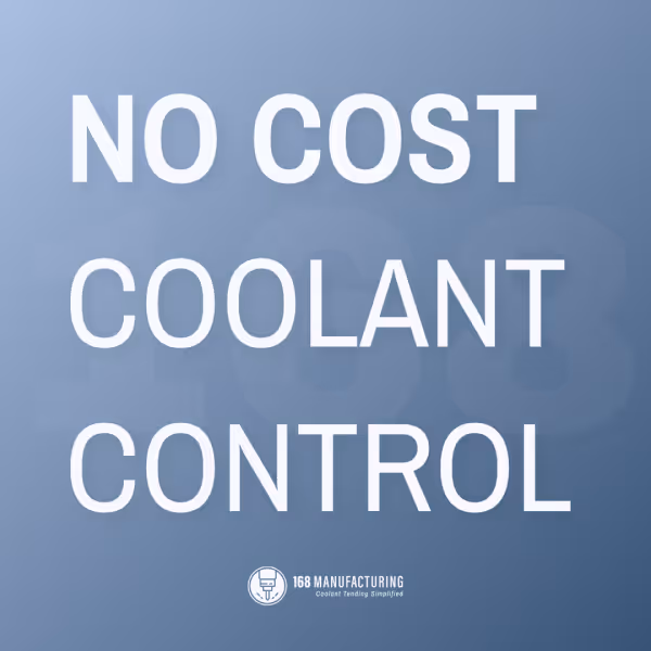 An ad graphic showcasing the benefits of 168 coolant management