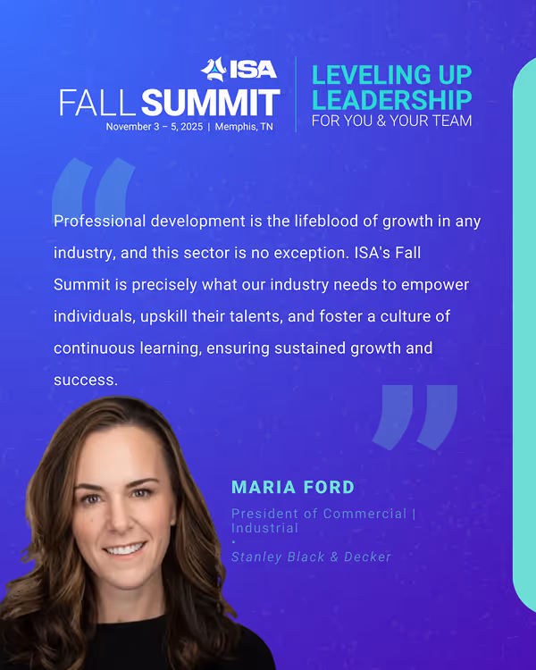 Fall Summit 2025 Graphic: Maria Ford testimonial