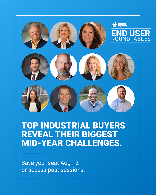ISA Post: End User Roundtable graphic