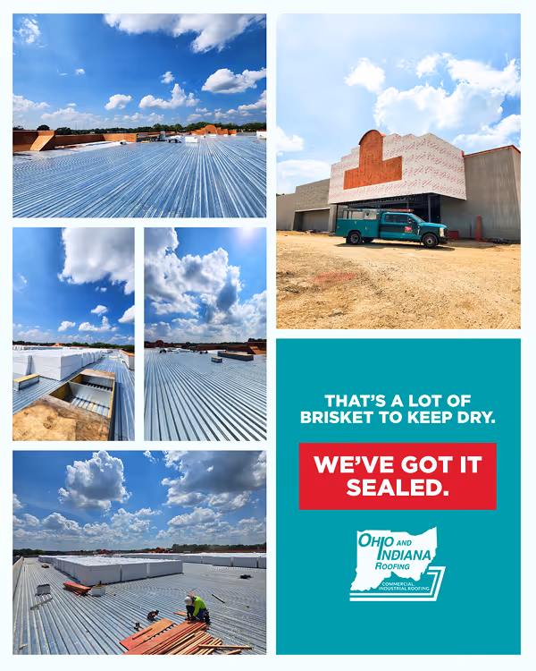 Ohio & Indiana Roofing Company post: Buc-ee's roof post