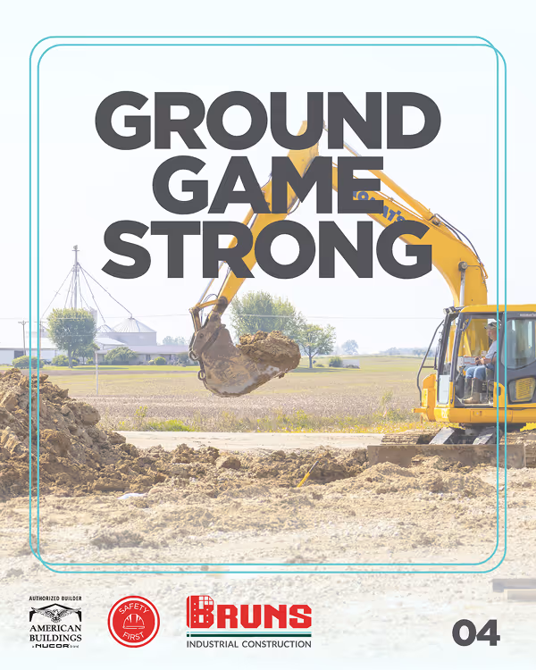Bruns Industrial Construction post: Ground Game Strong / ABC Co-op post