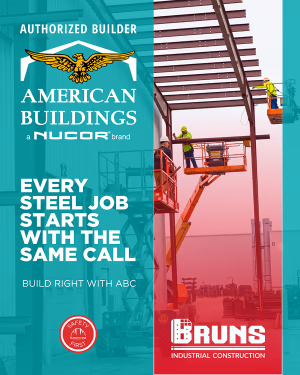 Bruns Industrial Construction post: American Building Company co-op post