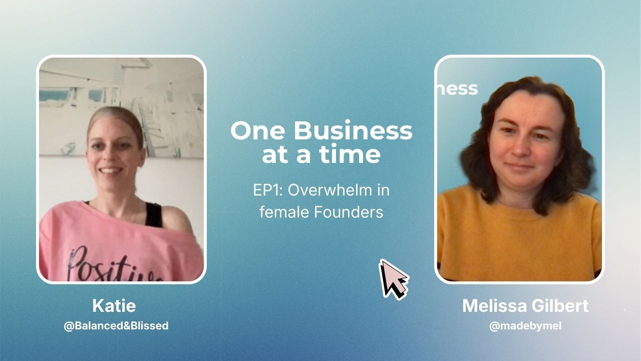 A woman creating content