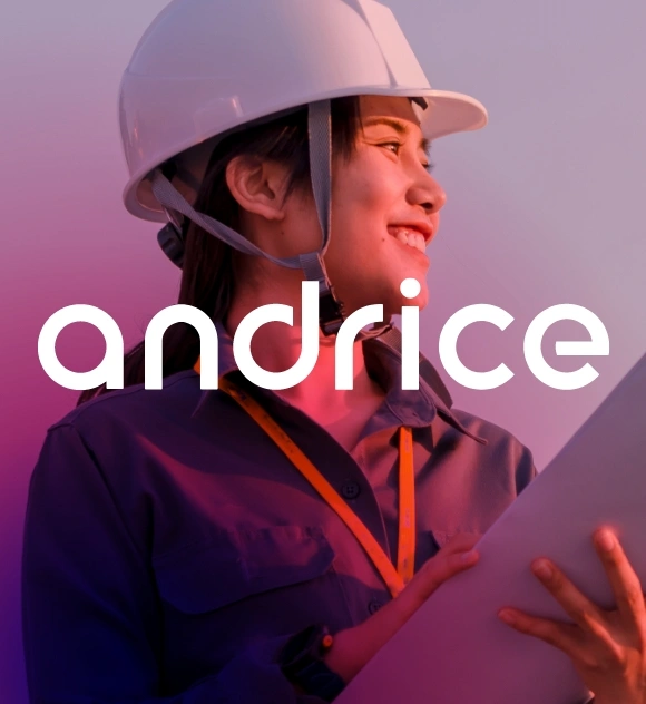 Logo Andrice Ingénierie, un design moderne et professionnel symbolisant l'innovation et l'expertise dans le secteur de l'ingénierie.