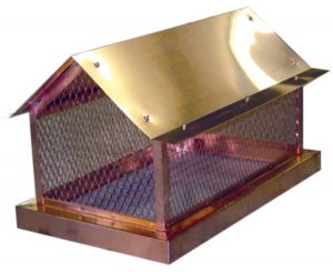Custom Copper Corner Chimney Cap