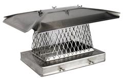 Black Powder Coated Chimney Cap