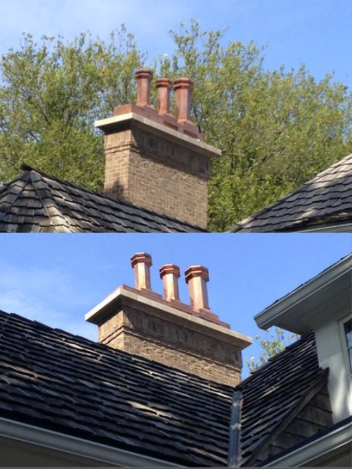 Historic Chimney Crown and Flue Restoration