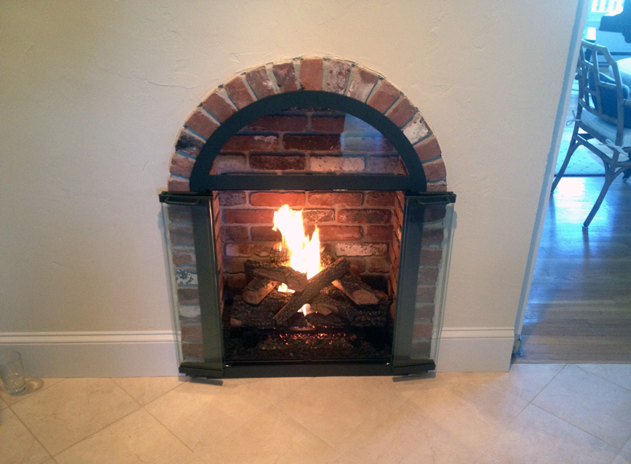 Fireplace Brick Damage