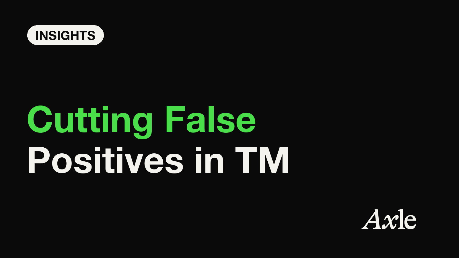 Cutting false positives in transaction monitoring