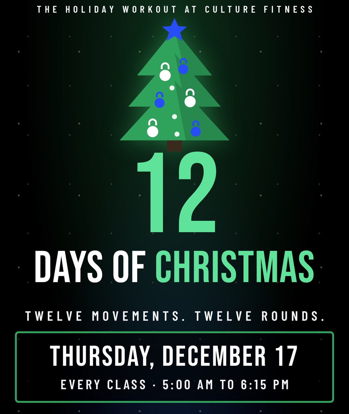12 Days of Christmas Workout