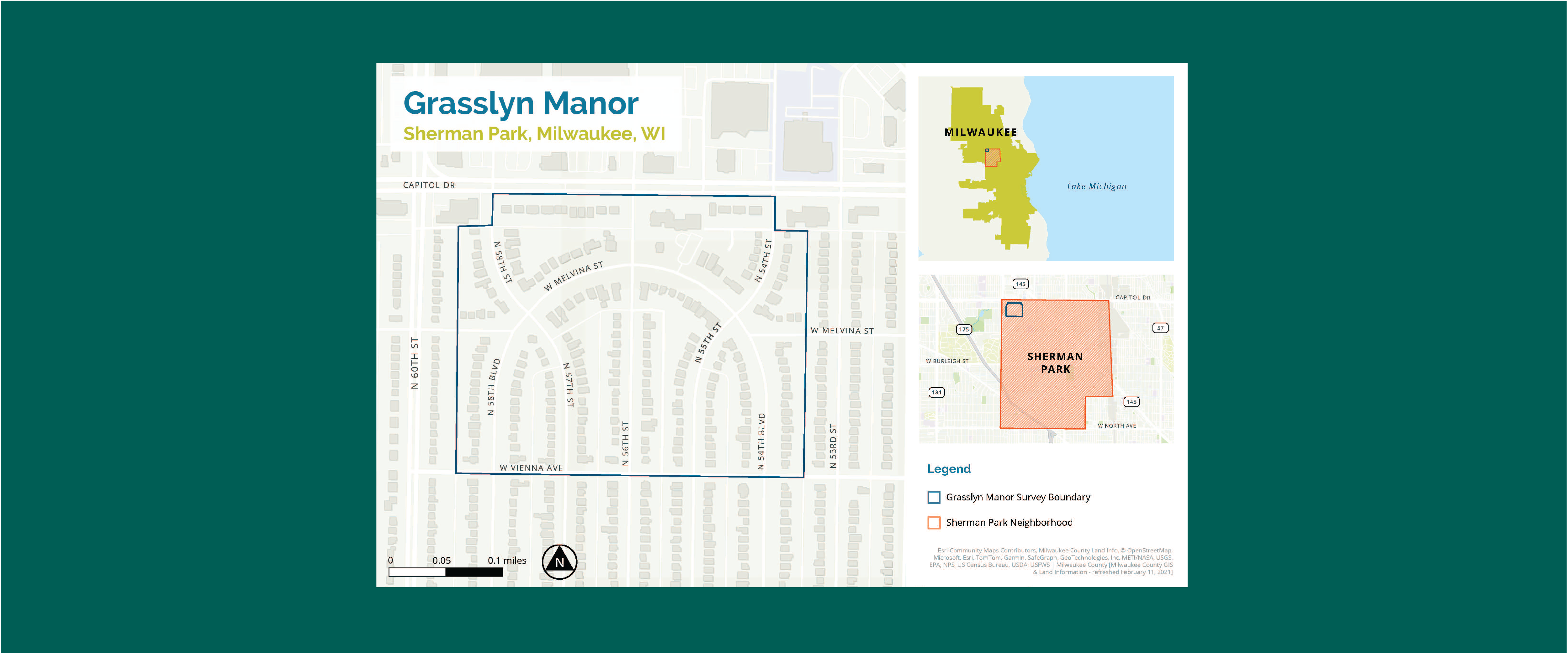 Grasslyn Manor's Location in Milwaukee