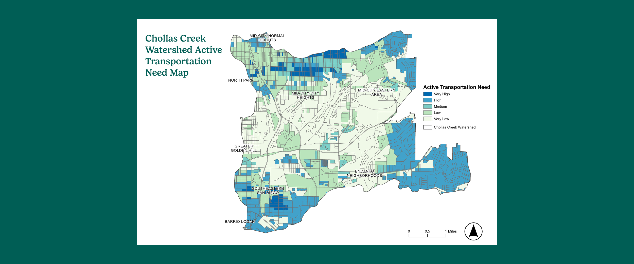 Active Transportation Need Map