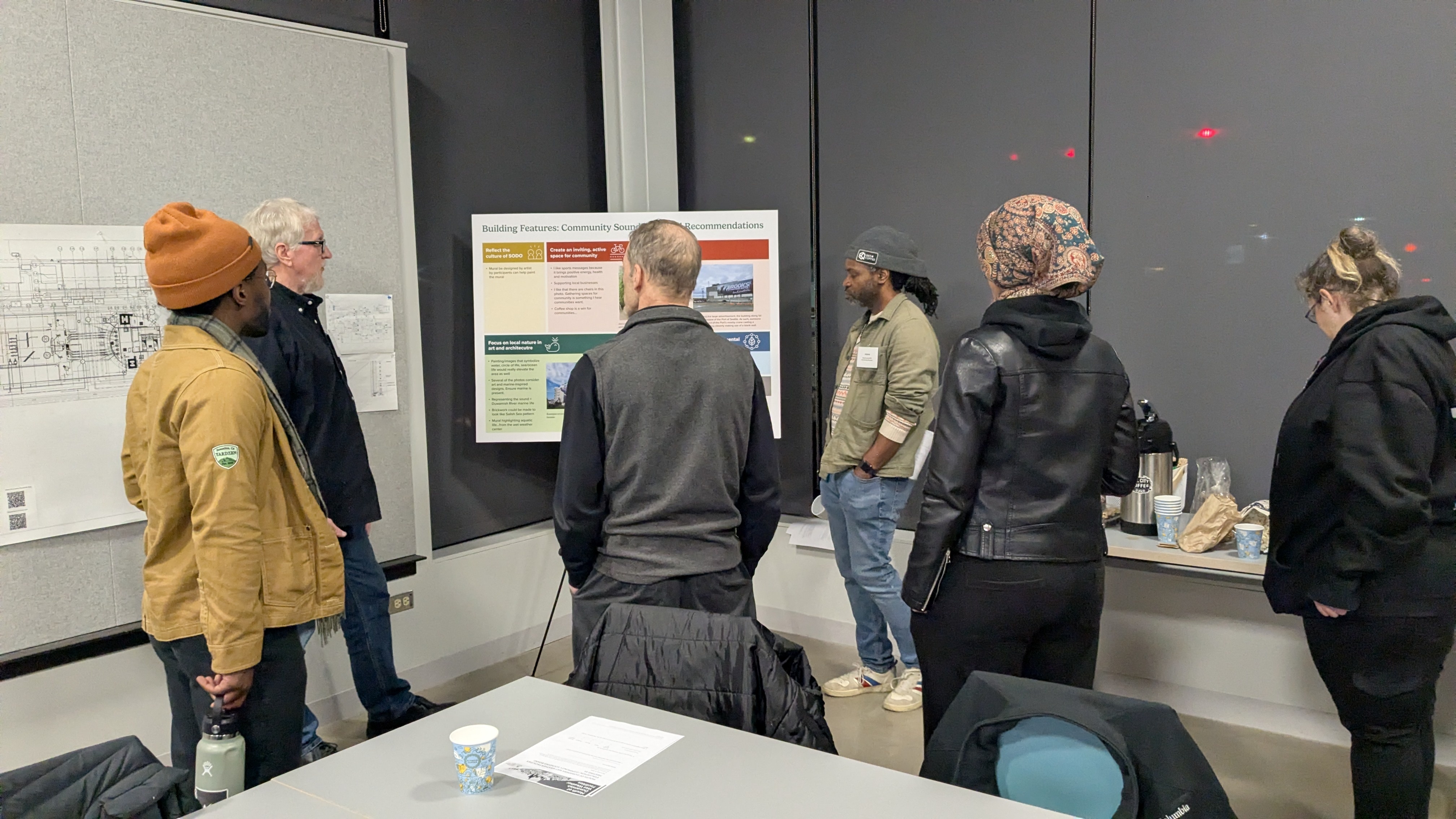 Floating park along the chicago river facing downtown