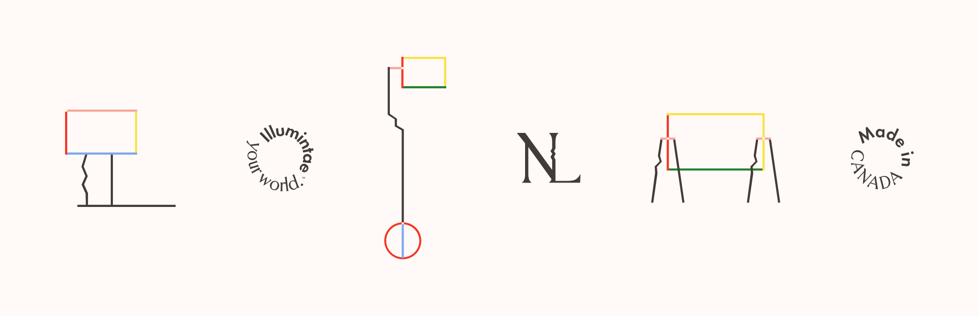 Northern Light Technologies brand icon set