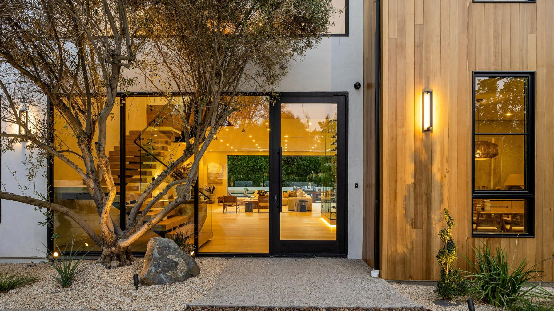 Mountain viewshed from a Landon Bradley Montana home