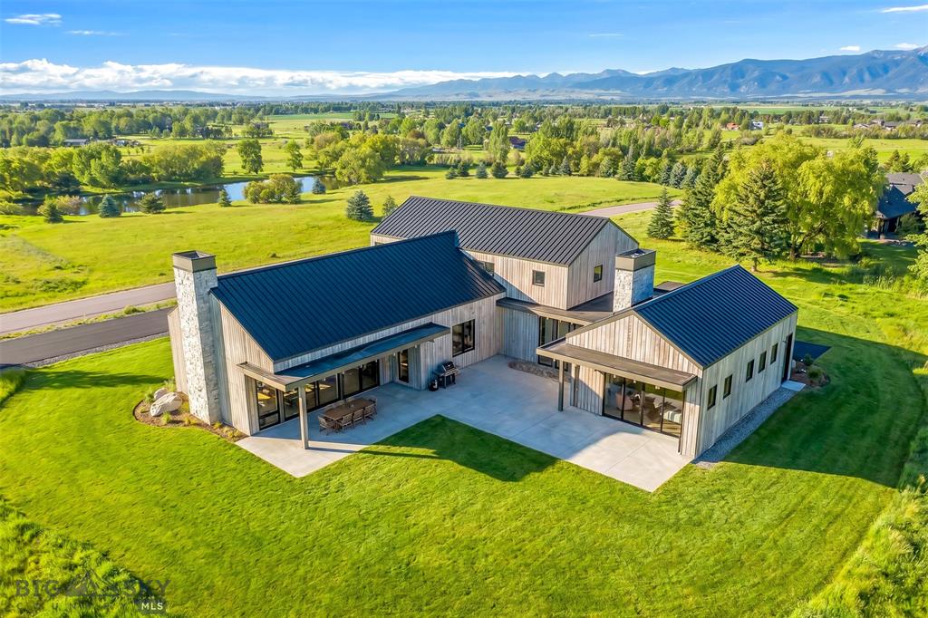 Rear elevation and covered outdoor living space