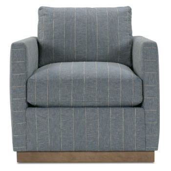 Allie Swivel - Indigo Kid-proof Stripe