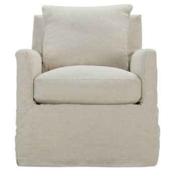 Lilah Slipcovered Swivel Chair w/ Glider Option