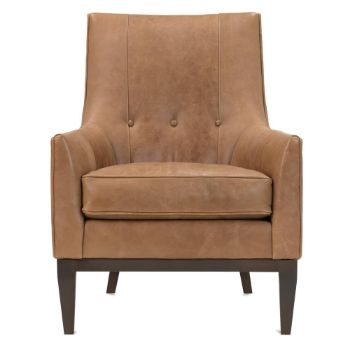 Thatcher Wood Frame Chair Leather