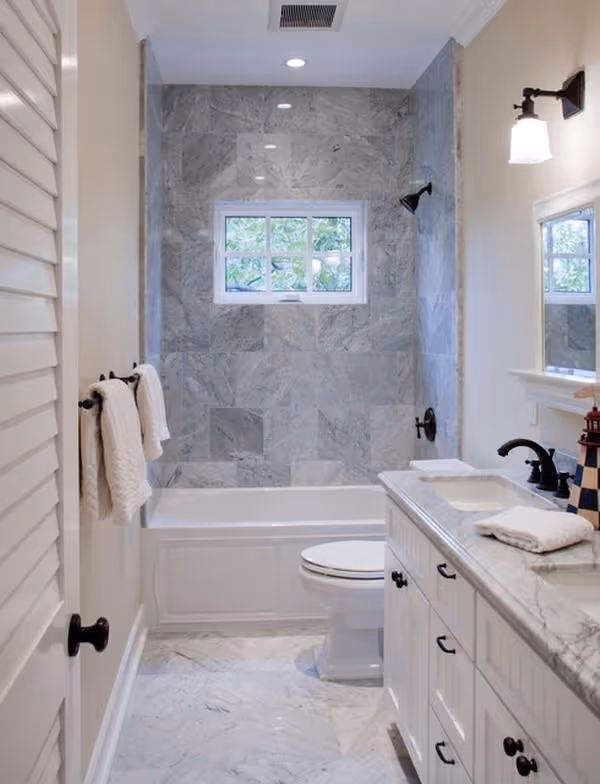 Scandinavian bathroom design style