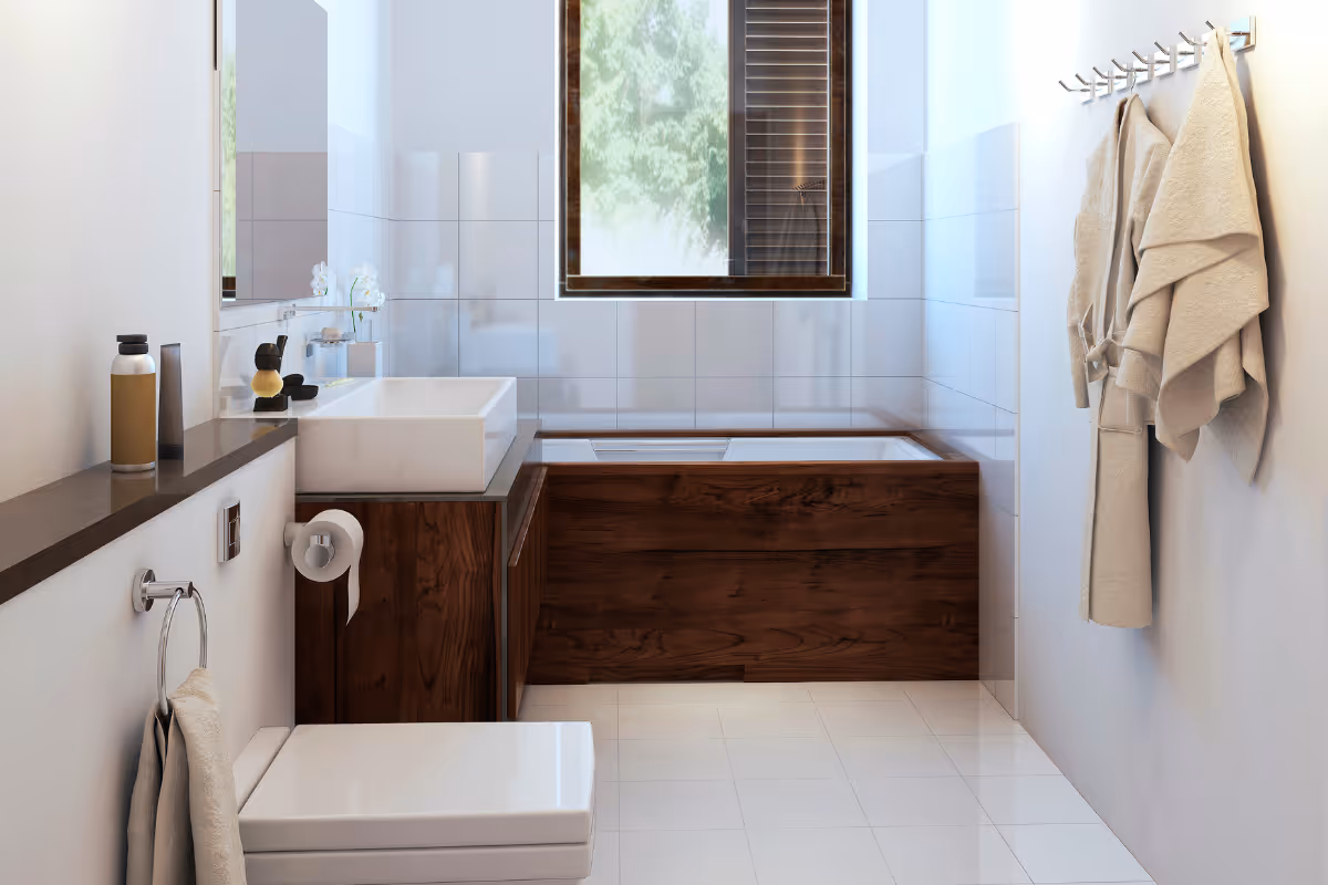 Rustic Style Bathroom 