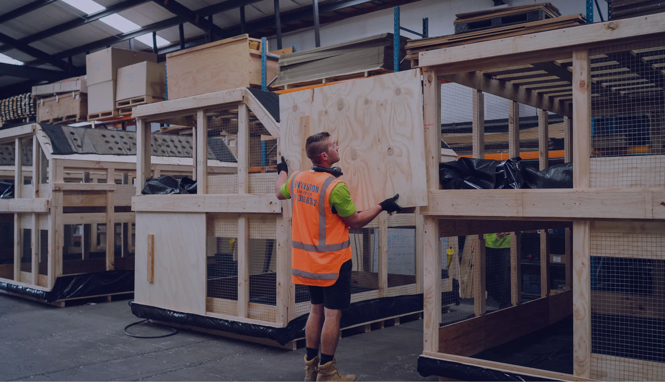 Envision labour hire - register for work header