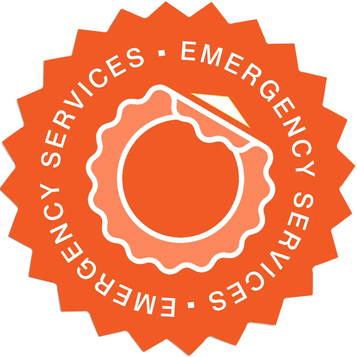 Emergency services badge