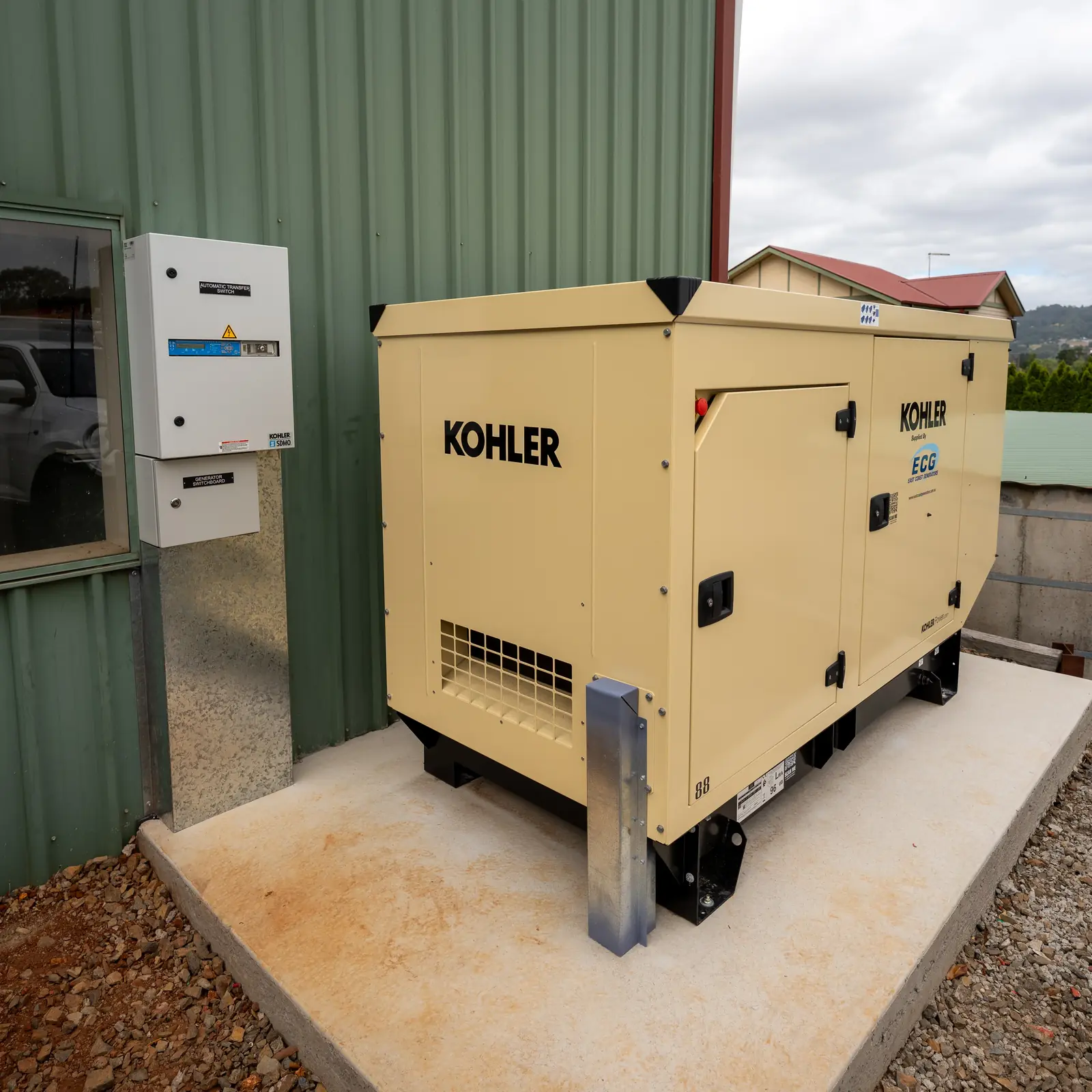 Kohler generator and automatic transfer switch wiring, Haig Nursery