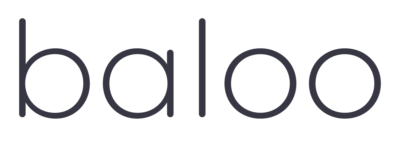 Baloo Living logo — LiquiDonate partner brand known for sustainable weighted blankets and circular retail collaboration.