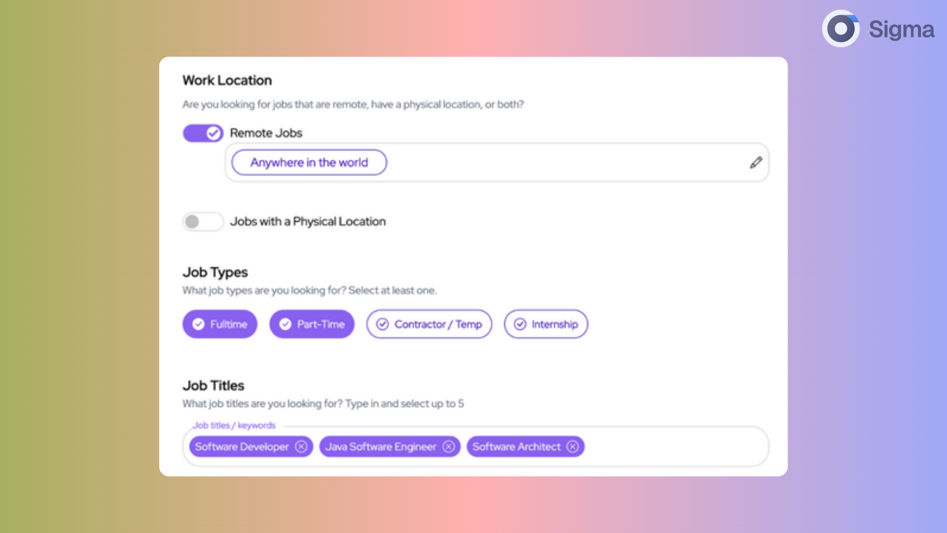 jobcopilot interface