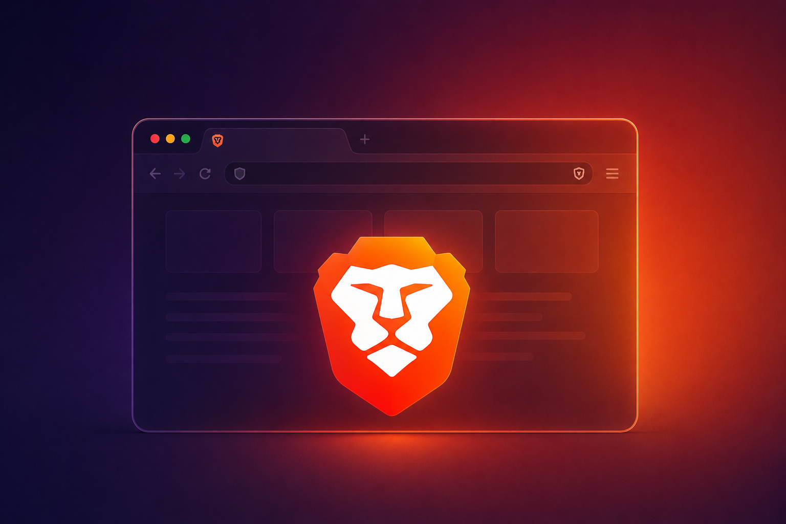Brave Browser ad blocking interface