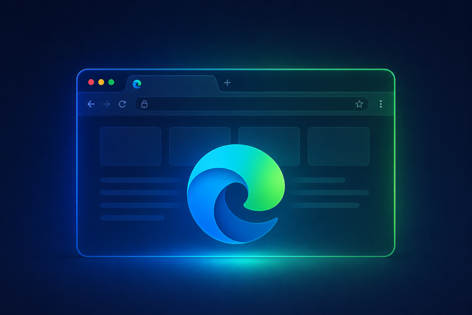 Microsoft Edge productivity browser interface