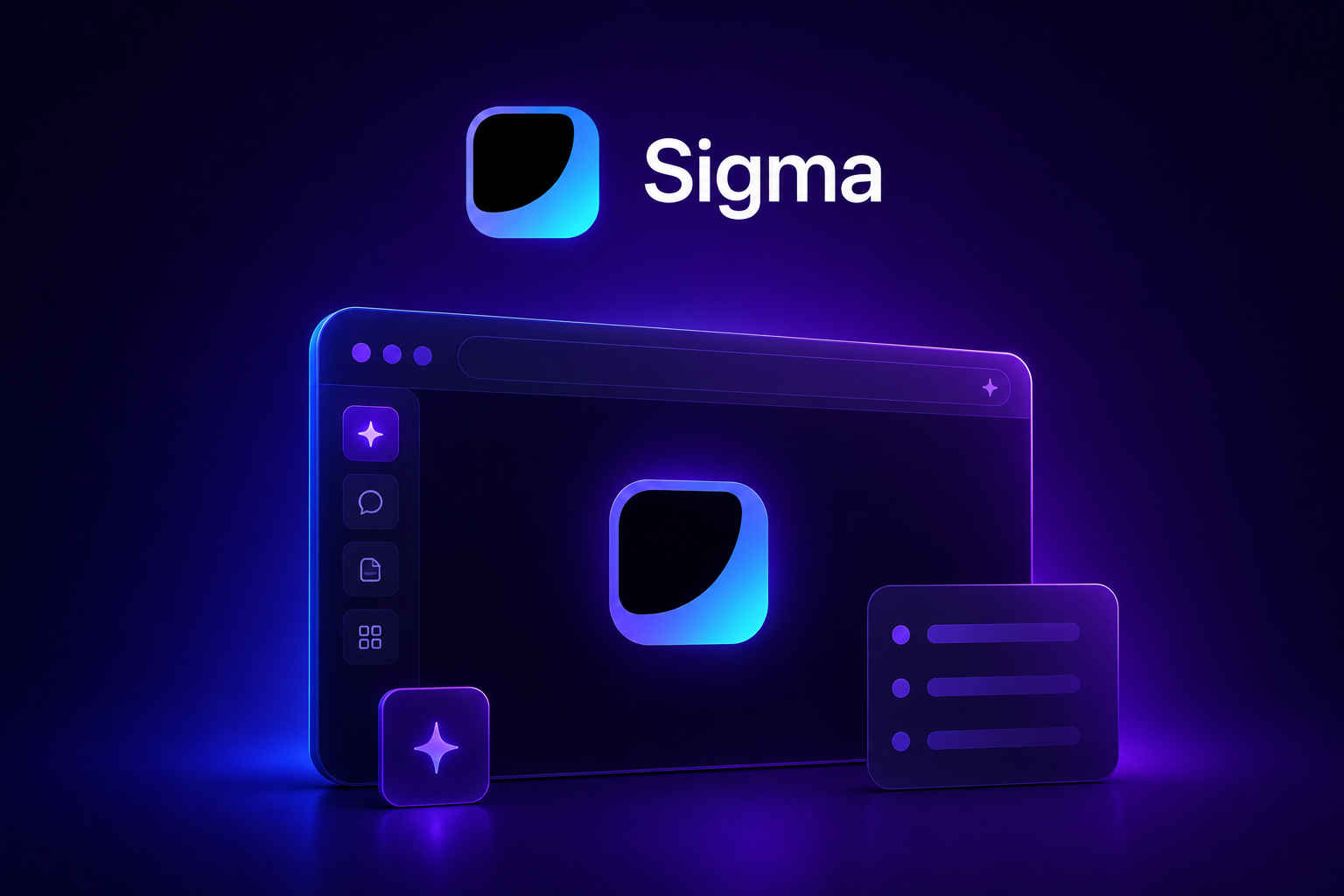 Sigma Browser AI workspace interface