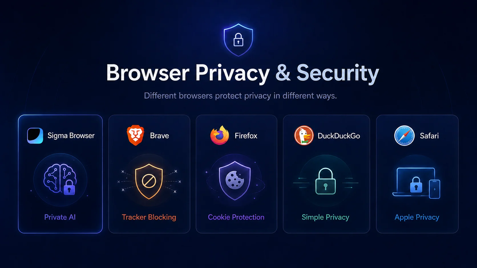 Browser privacy and security comparison