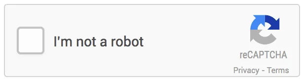 Animated reCAPTCHA I'm not a robot checkbox