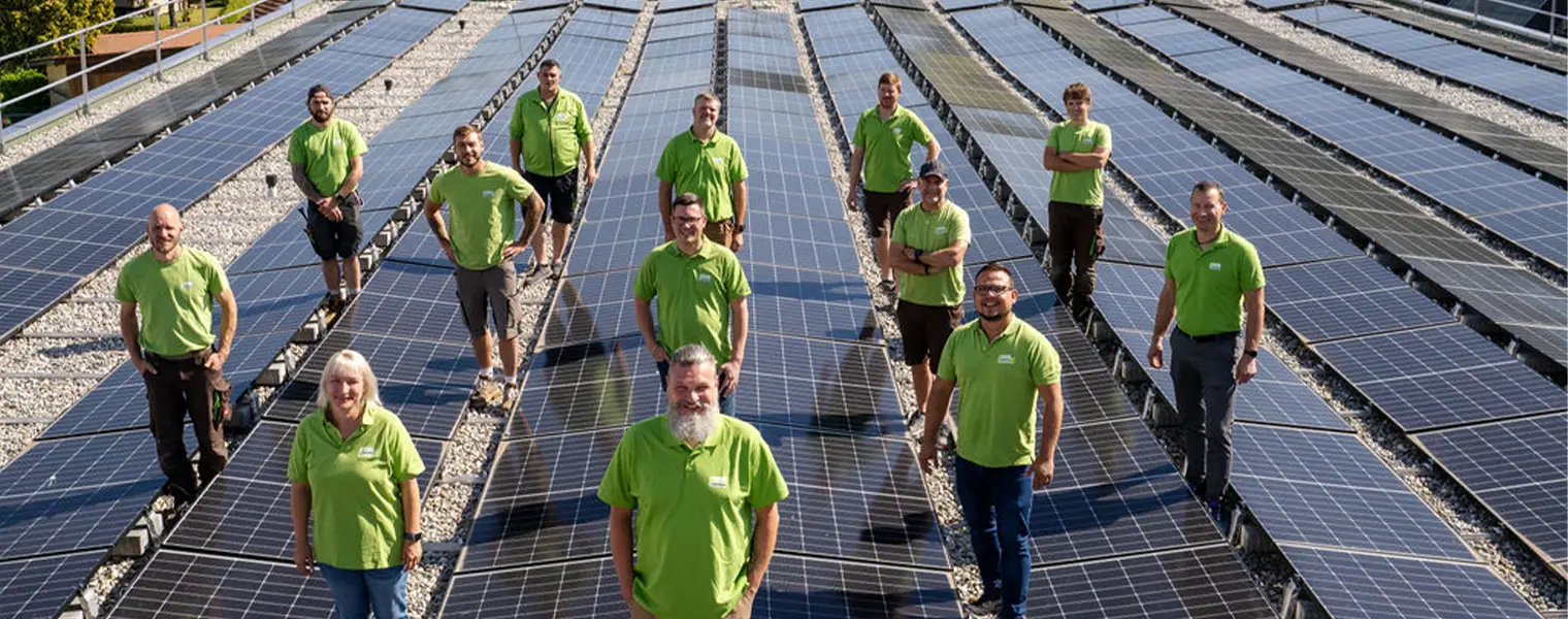 Team von energy unlimited AG, dass Sie dabei unterstètzt ihr Photovoltaikprojekt umzusetzen