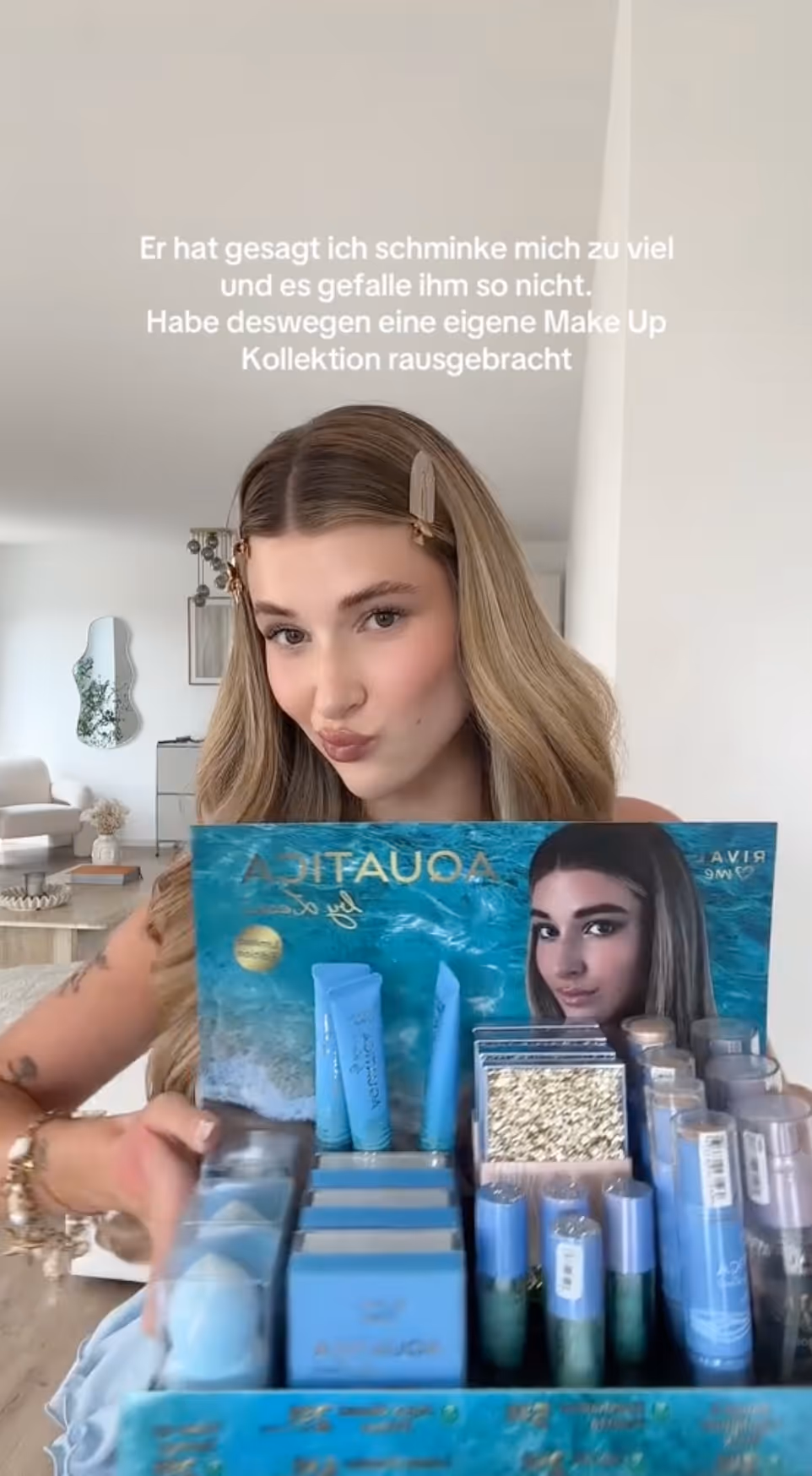 Ein Screenshot aus einem Reel, in dem Leoni die Seedingbox von Aquatica vorstellt.