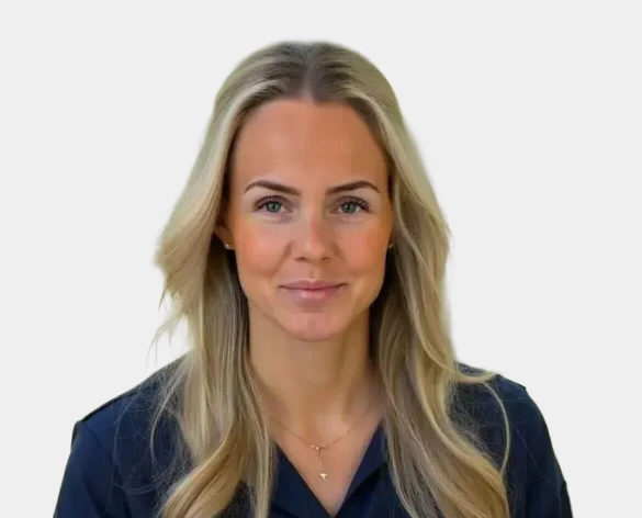 Porträtt av Emma Olsson, biträdande byggnadsingenjör på BTIB.